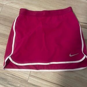 Nike pink golf skirt